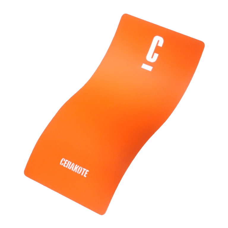 Hunter Orange C 128 colour sample